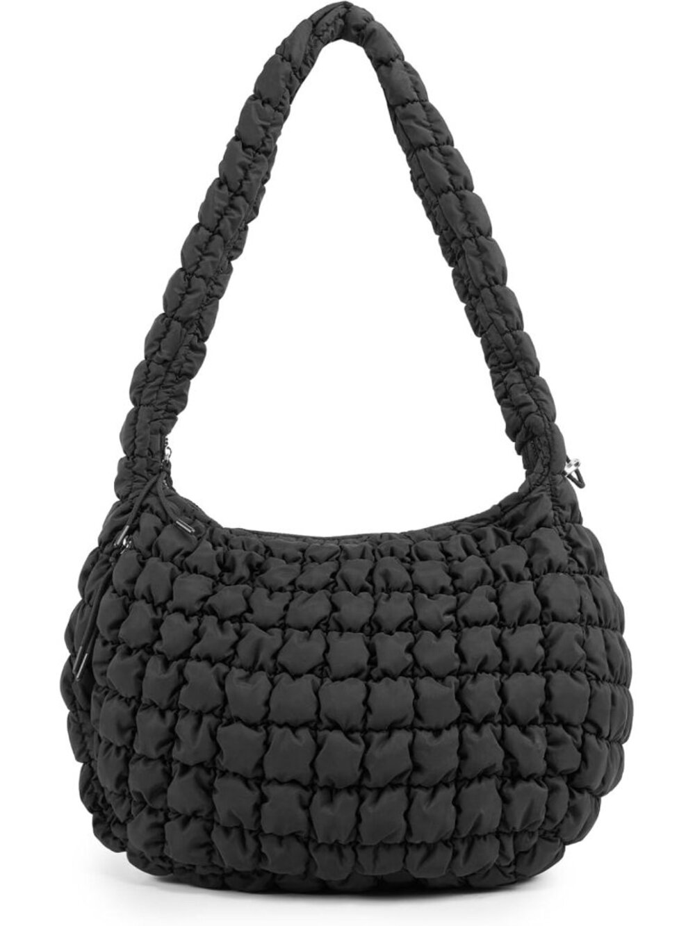 Large Quilted Tote Bag Puffer Purse Quilted Crossbody Bags for Women with Adjust